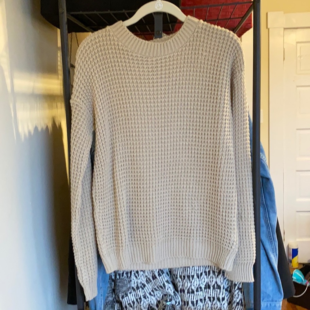 Tan sweater